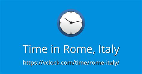 rome time now converter|Time in Rome, Italy .
